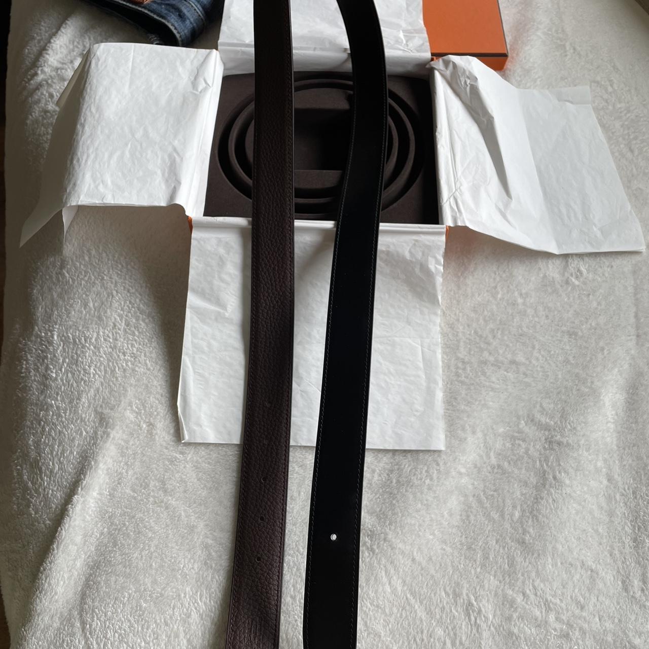 Hermes mens belt size 100 (STRAP ONLY NO BUCKLE)... Depop