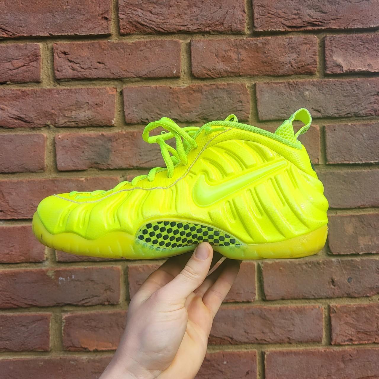 nike foamposite neon green