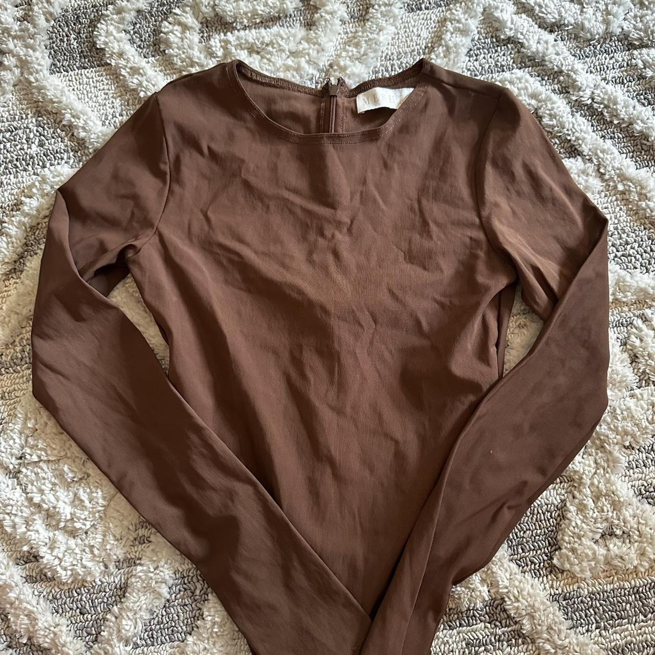 meshki brown leggings