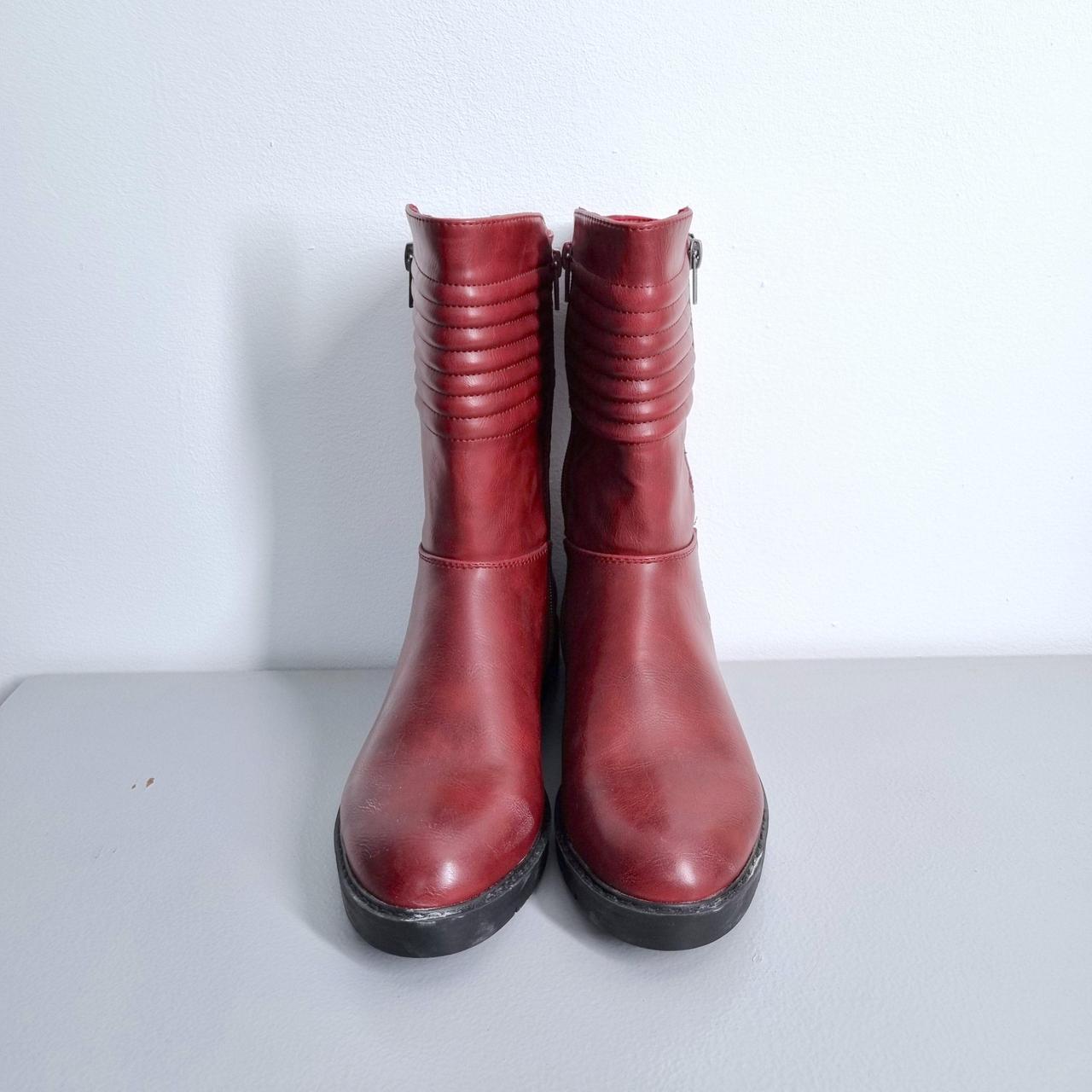 Joe browns hot sale red biker boots