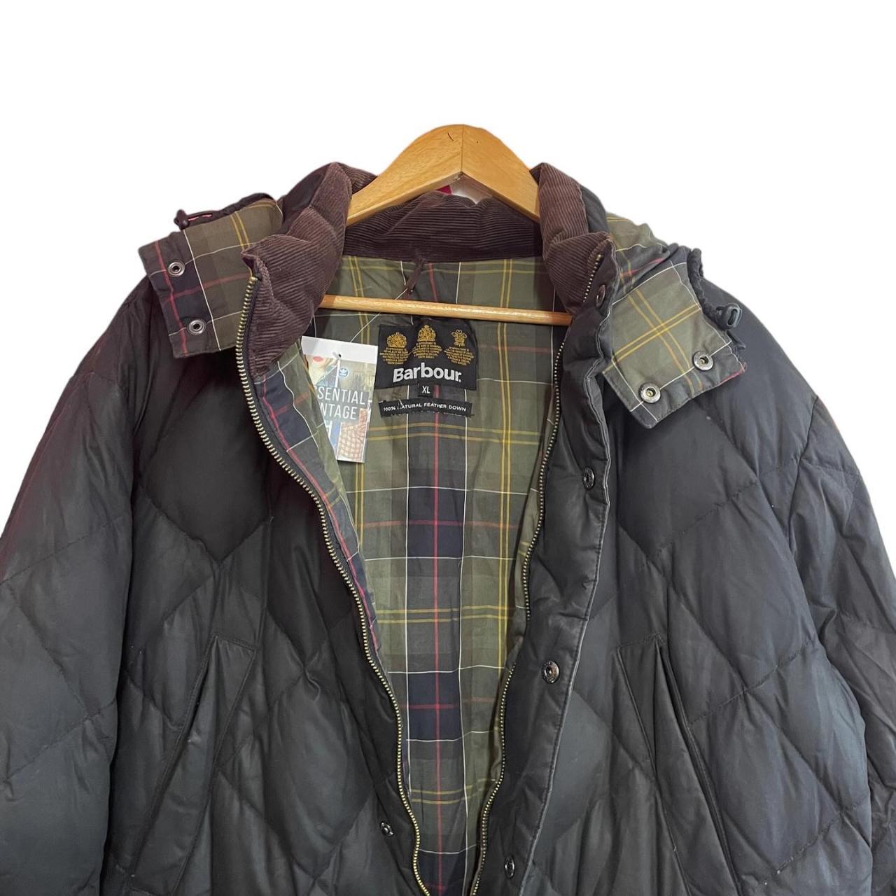 Barbour feather hot sale down jacket