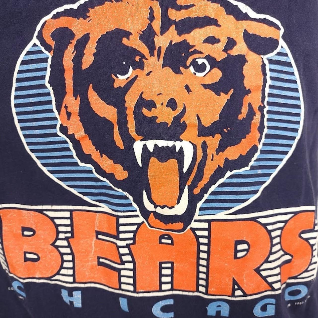 Chicago Bears T-Shirt 3XL Fanatics Black 100% Cotton - Depop