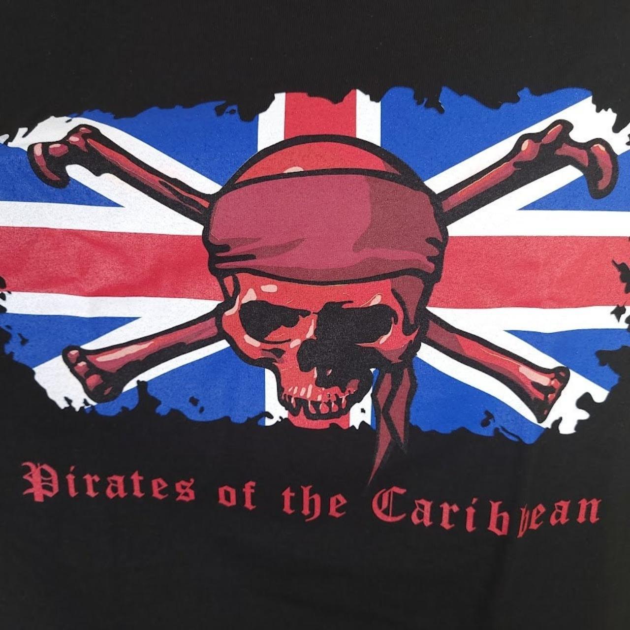 Vintage Pirates of the Caribbean Movie Promo T Shirt - Depop