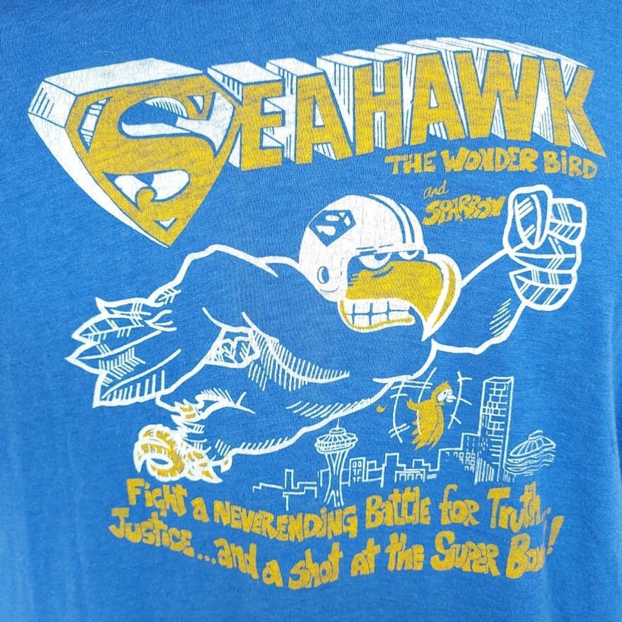 Dope vintage Seattle Seahawks t-shirt. No tag but - Depop