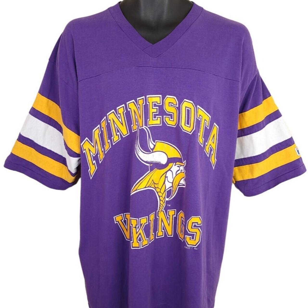 Vtg Minnesota Vikings Sweatshirt Men's Size XL NFL Football Purple