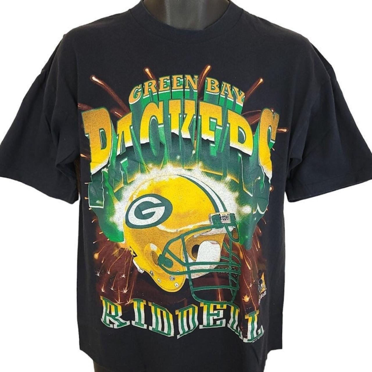 Green Bay Packers Vintage Nfl Art Kids T-Shirt