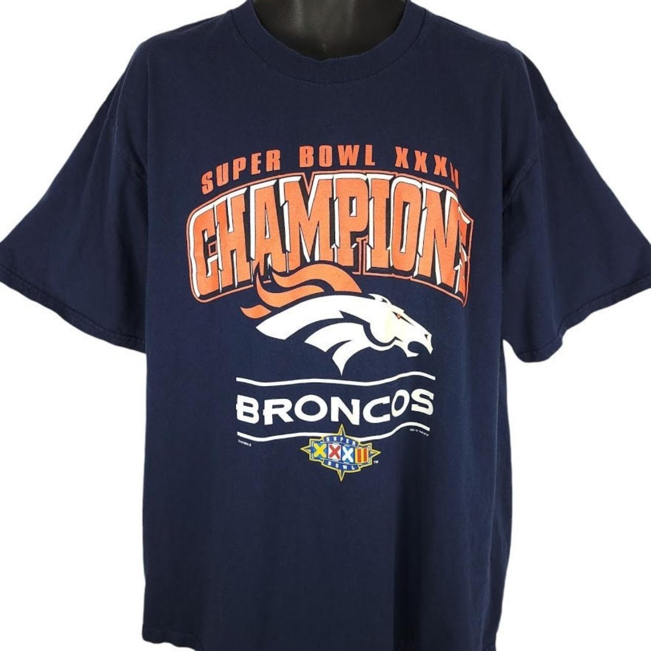 Vintage 90s T-shirt Denver BRONCOS Nfl Football Super Bowl 