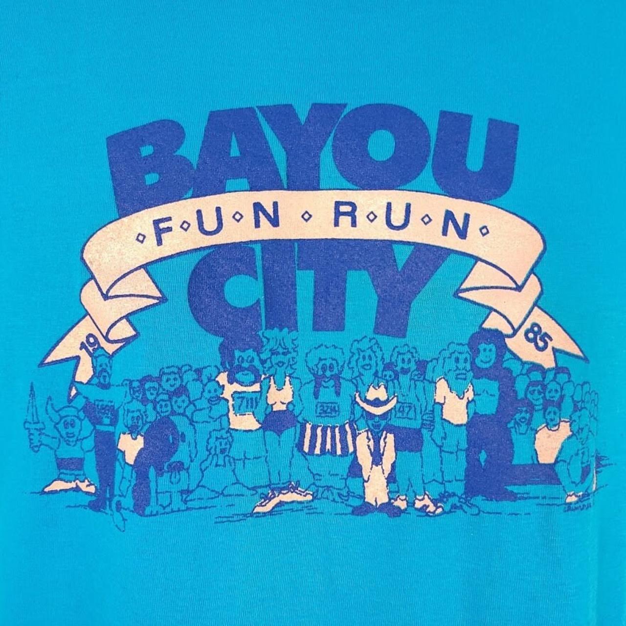 80's ヴィンテージ BAYOU CITY FUN RUN Tシャツ マラソン 80's ヴィンテージ BAYOU CITY FUN RUN Tシャツ マラソン
