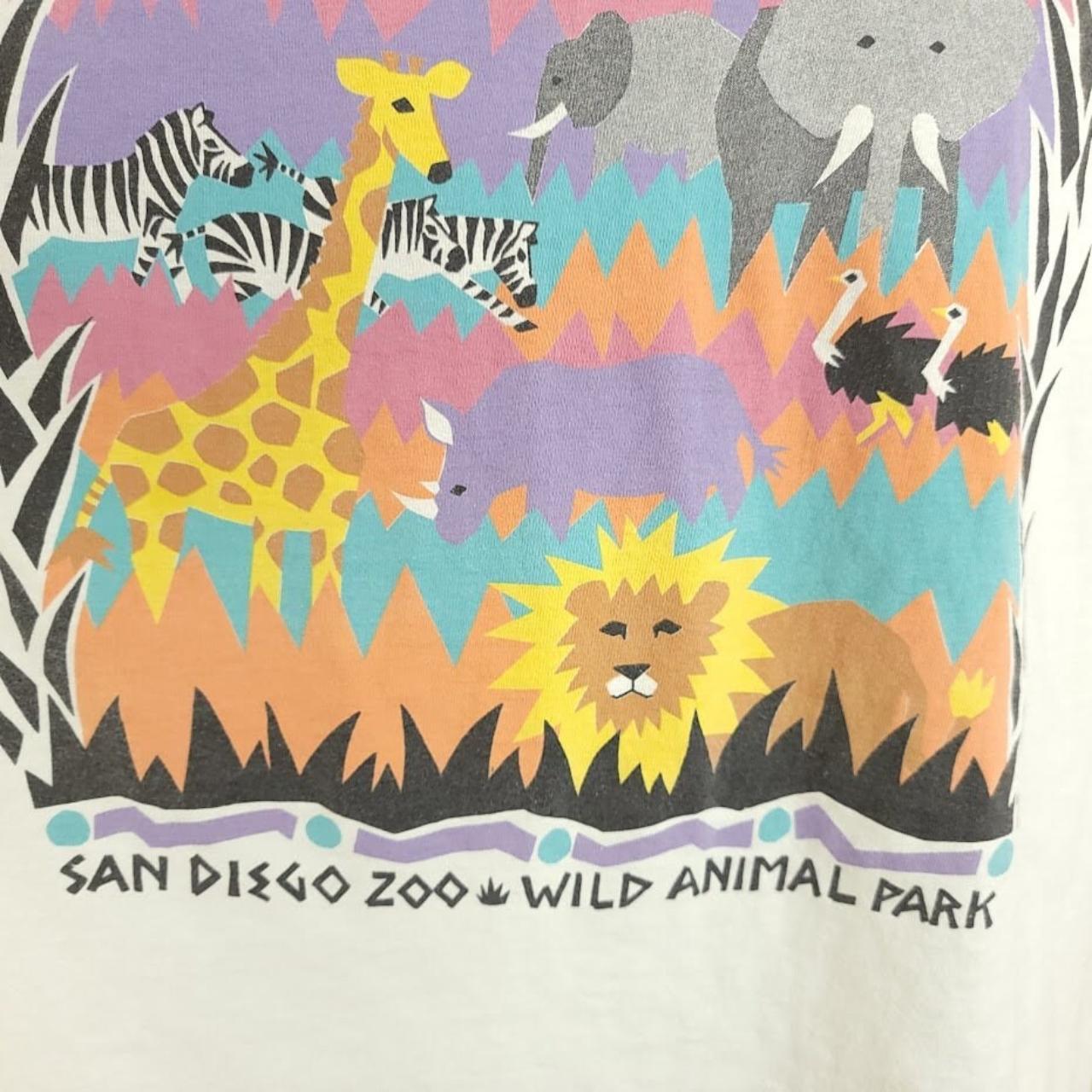 San Diego Zoo Shirt 90s Wild Animal Park T-shirt Elephant 