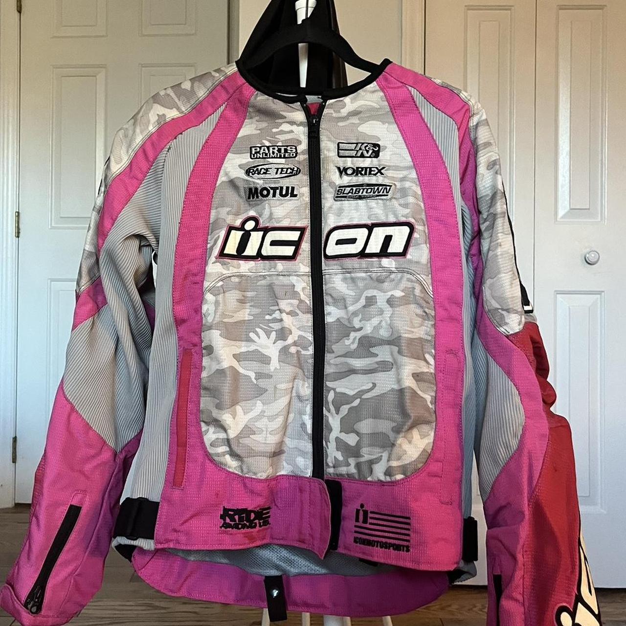 Pink shop icon jacket