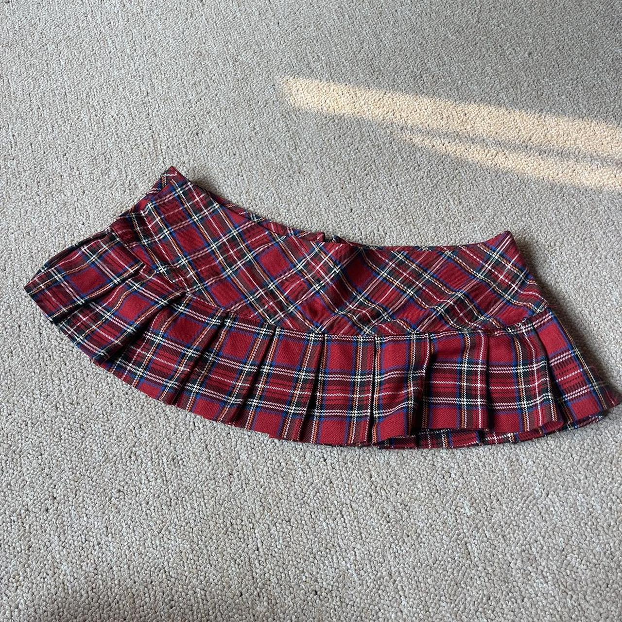 6 PLEATED SCHOOL GIRL PLAID SKIRTS BUNDLE PACK SIZE... - Depop