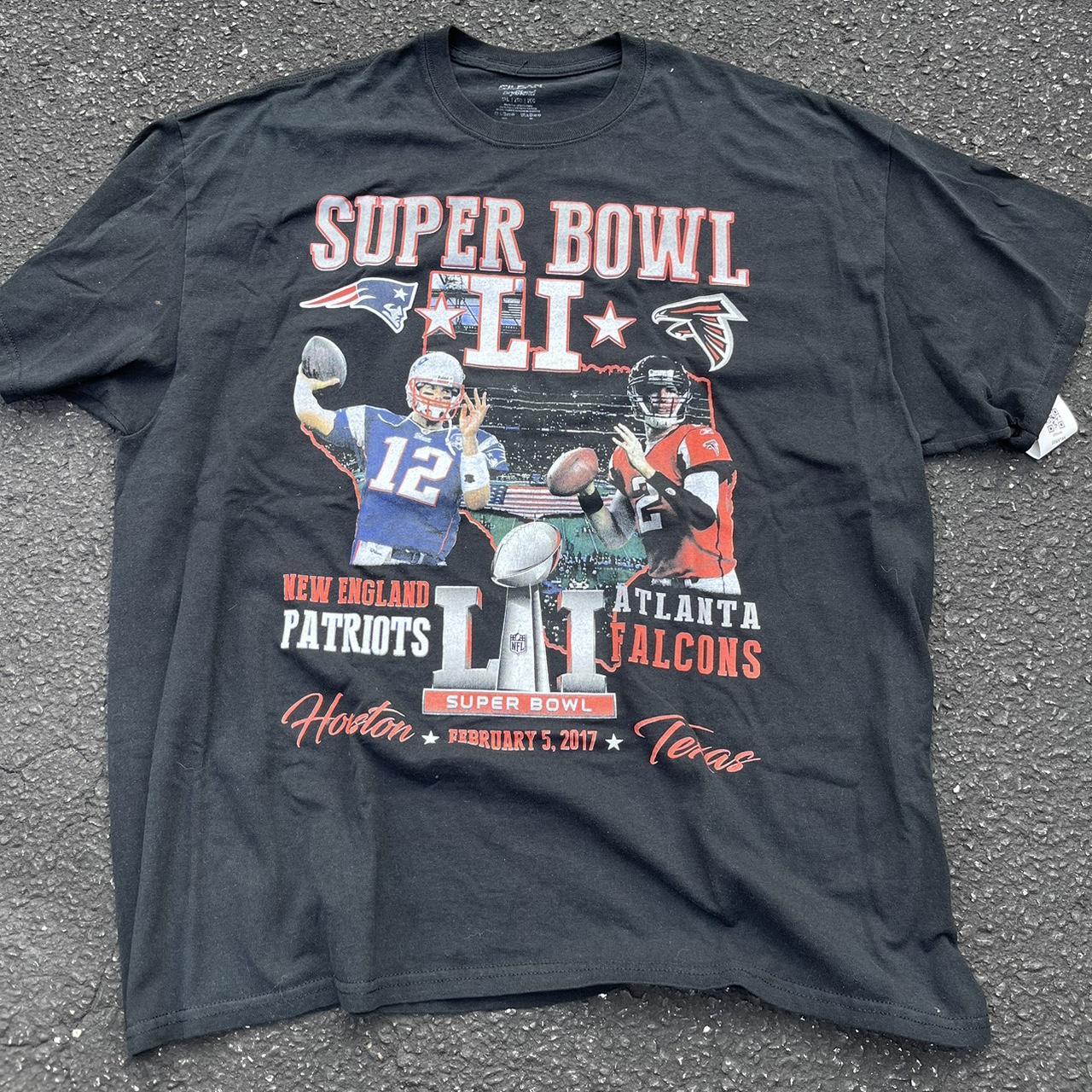 NFL Super Bowl LI Falcons vs Patriots Tshirt - Depop