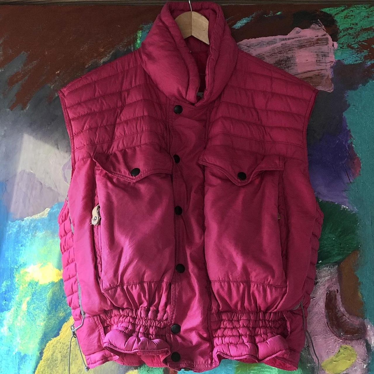 RARE Vintage Jet Set Ski Wear Vest Hot Pink💗 Made... Depop