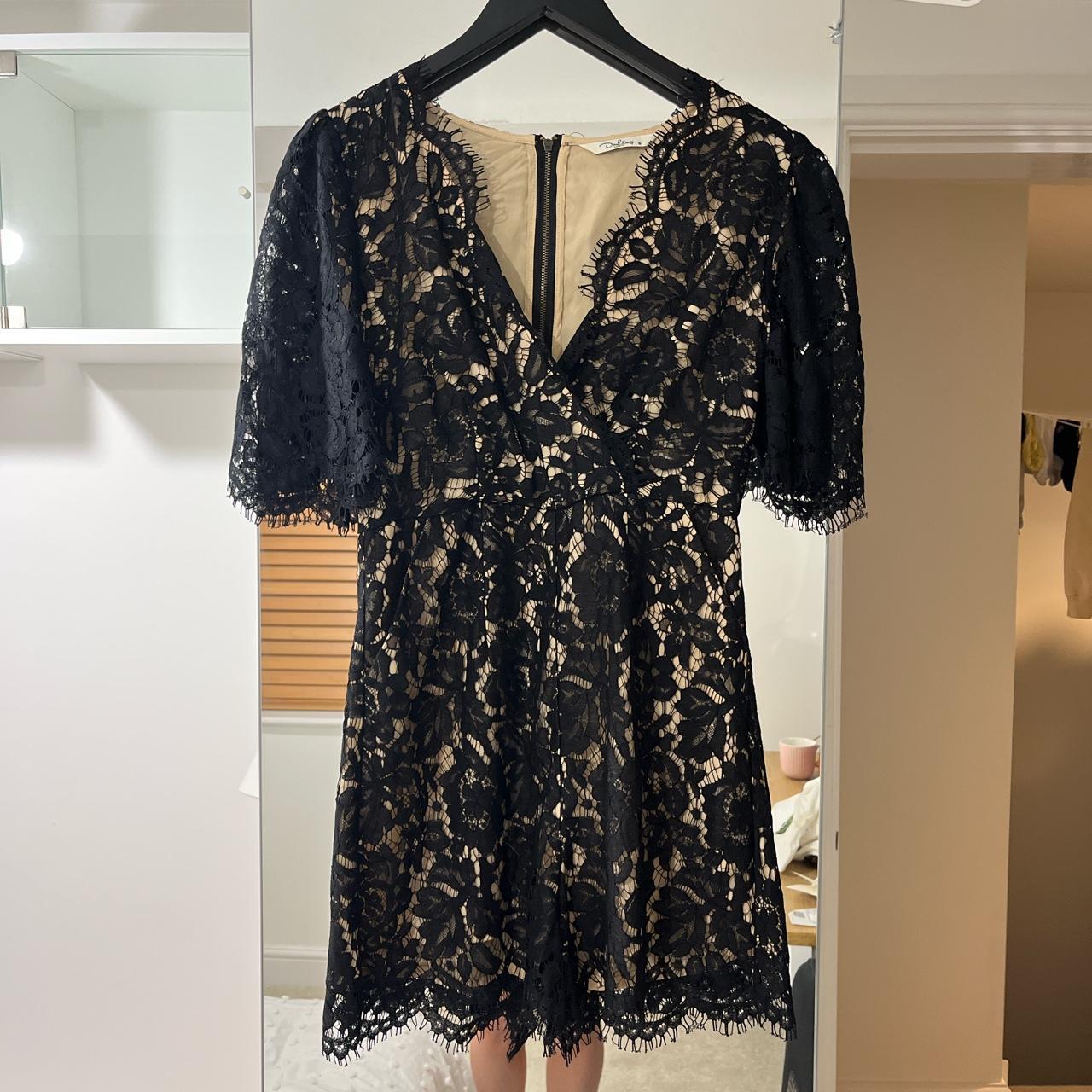 Darling lace black playsuit. Gorgeous on and super... - Depop
