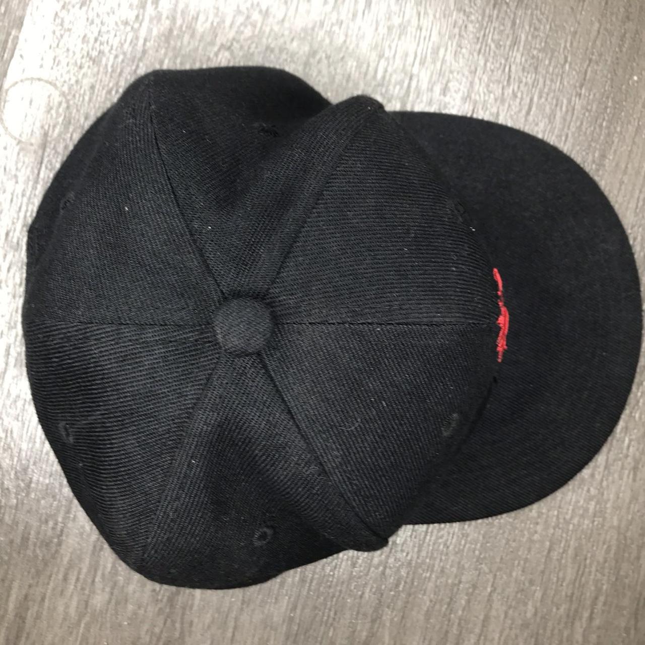 Men's Black and Red Hat | Depop