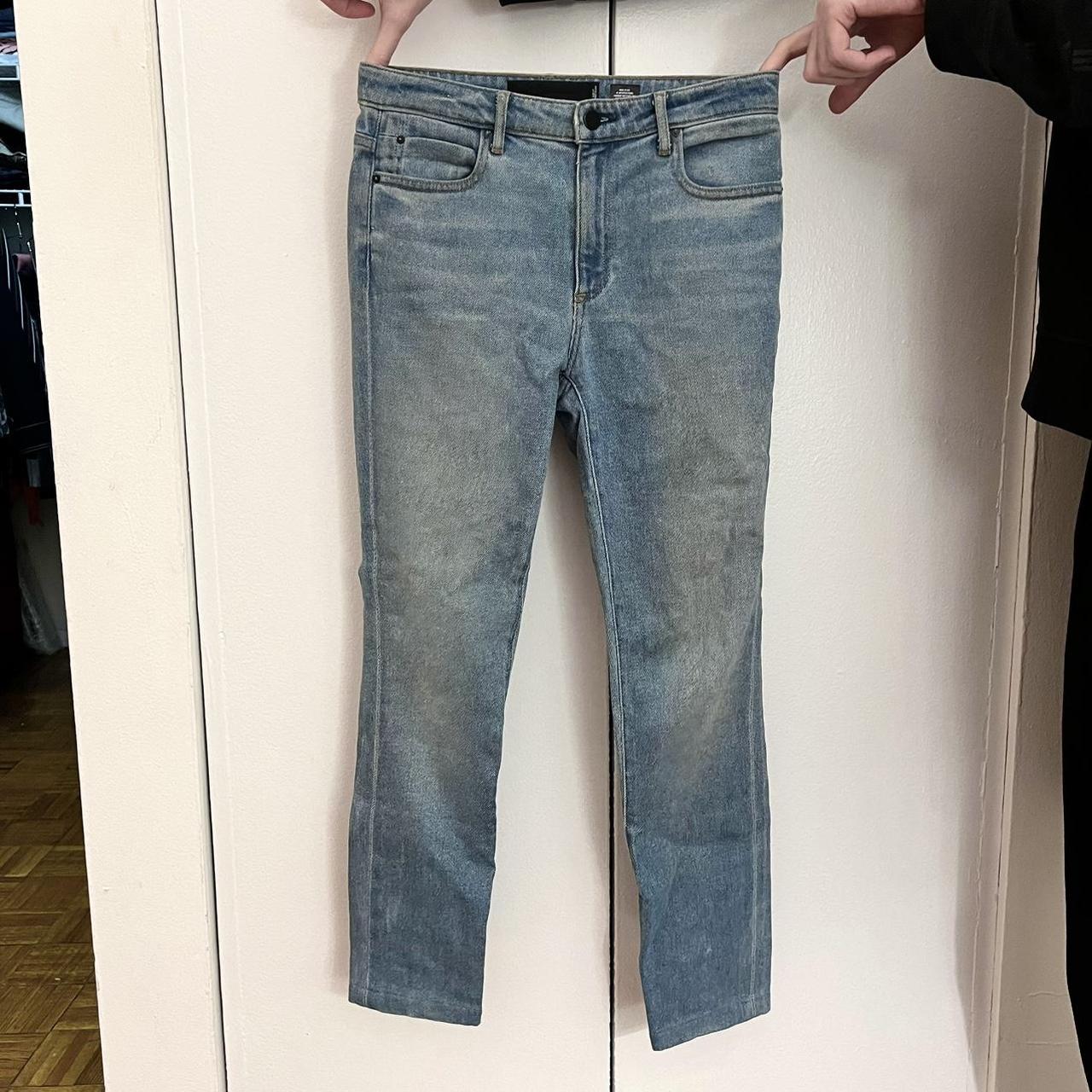 ALEXANDER WANG light wash blue denim jeans. Super... - Depop