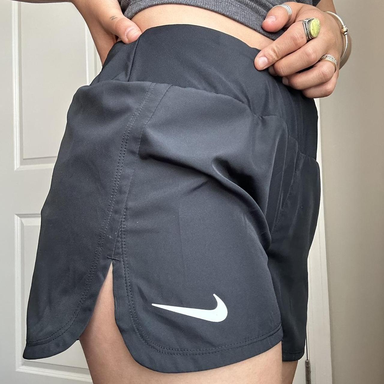 Nike women's shorts with built in underwear hotsell