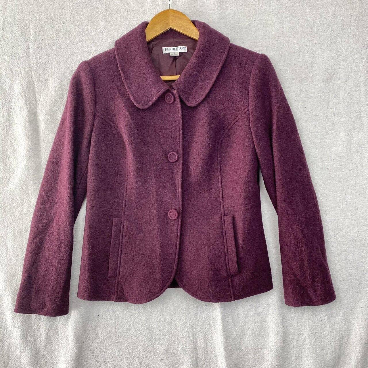 Pendleton Women's Purple Jacket | Depop