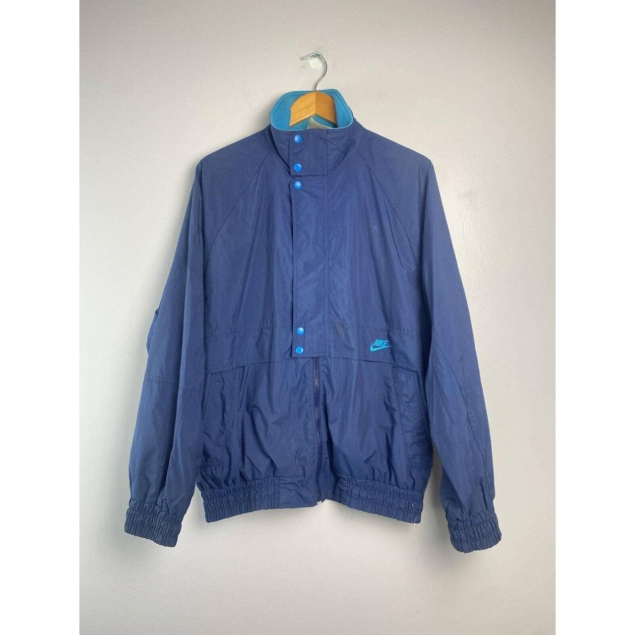 90s Vintage Nike Nylon Jacket Pullover Windbreaker... - Depop