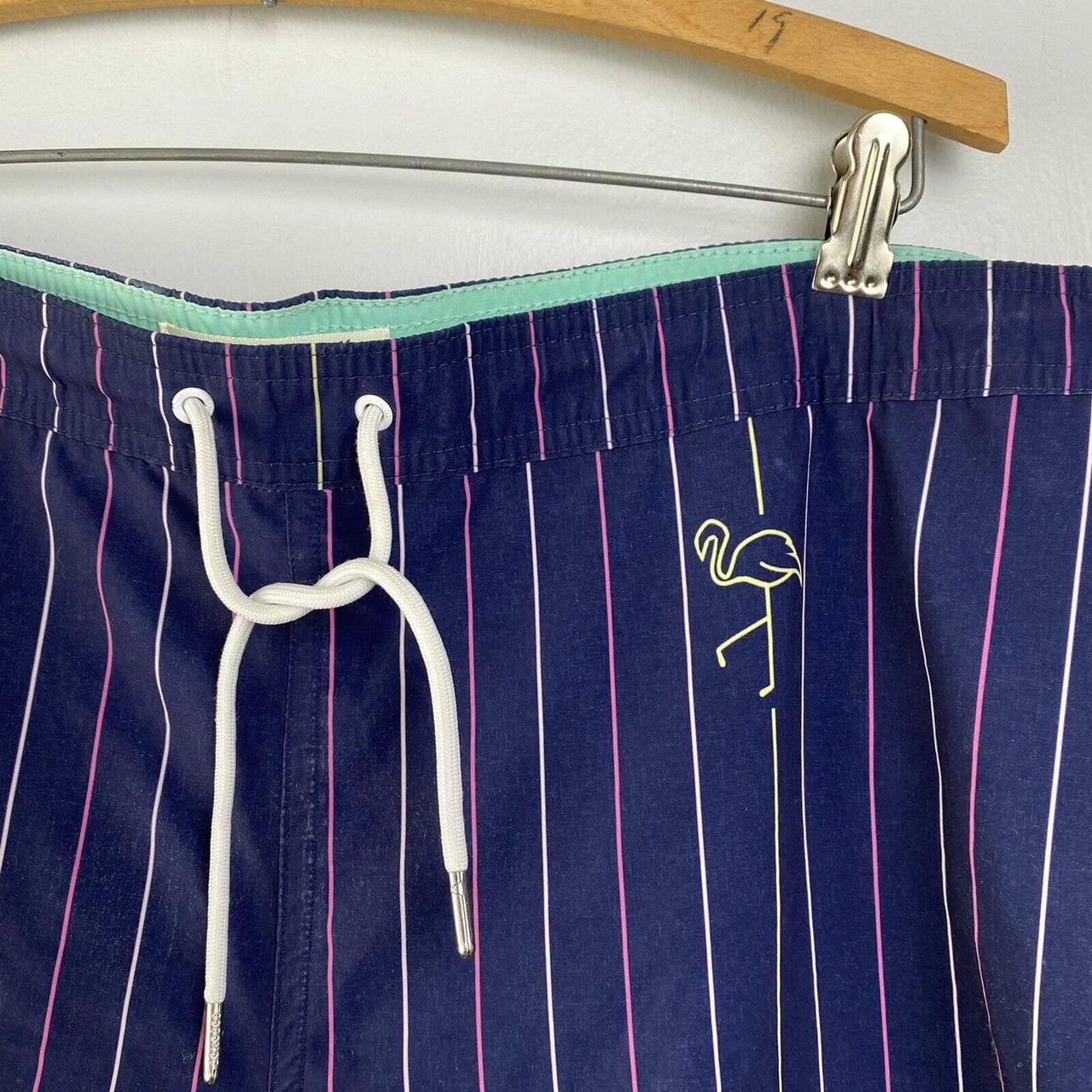 Flamingo Print Bonobos Swim Trunks 7 inch inseam - Depop