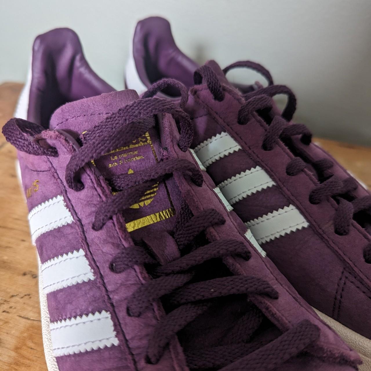 Adidas Campus trainers in purple suede. Super soft... - Depop