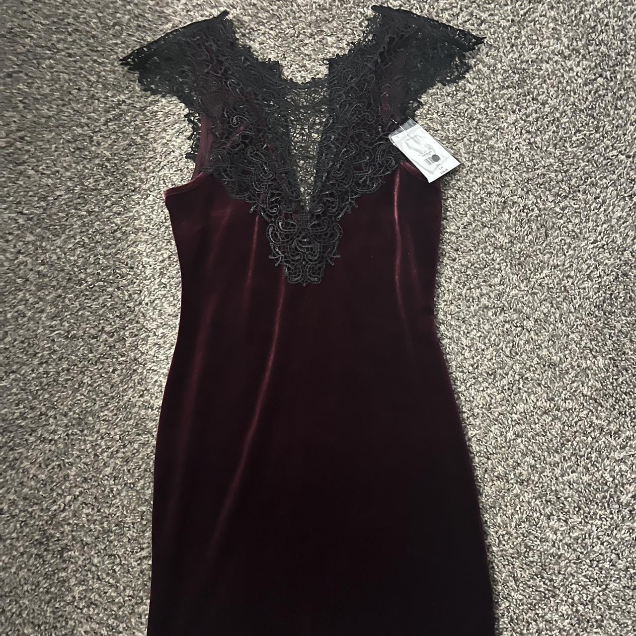 Topshop deals burgundy dress