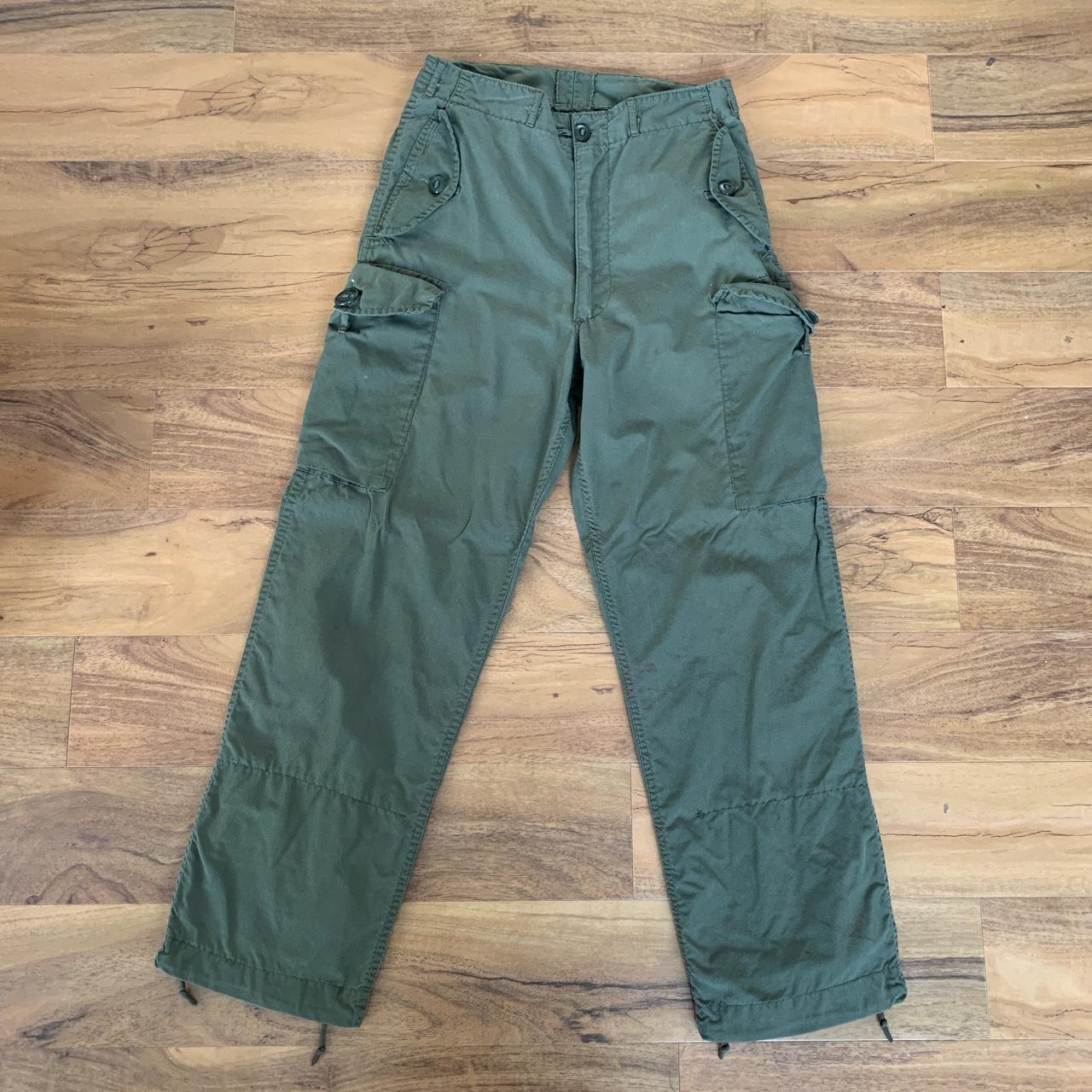 American Vintage Men's Khaki Trousers | Depop