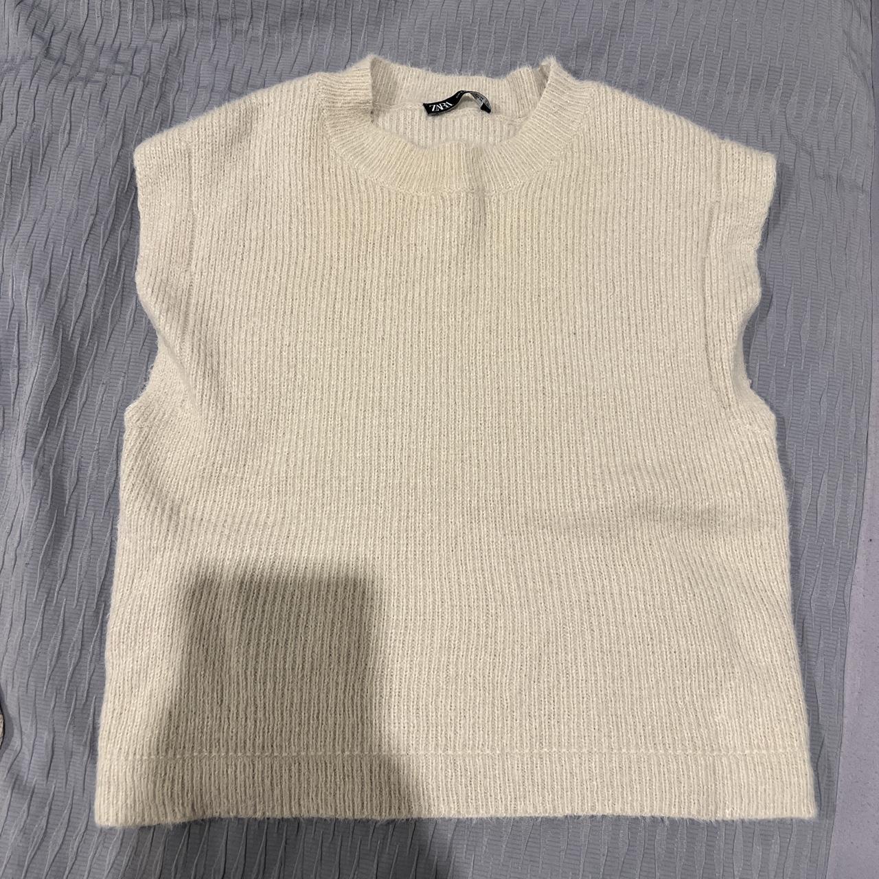 Zara soft touch vest like new worn once Size small - Depop