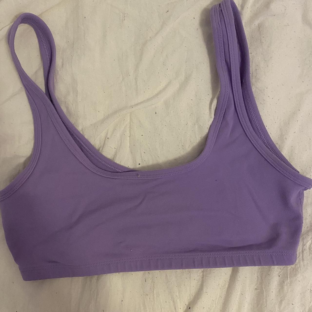 TNA purple bra top comfy and cute - Depop