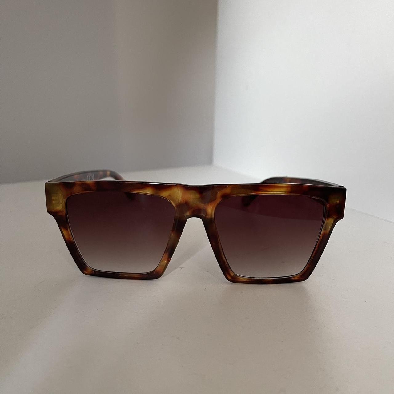 Unisex tortoise shell sunglasses Brand new without... - Depop