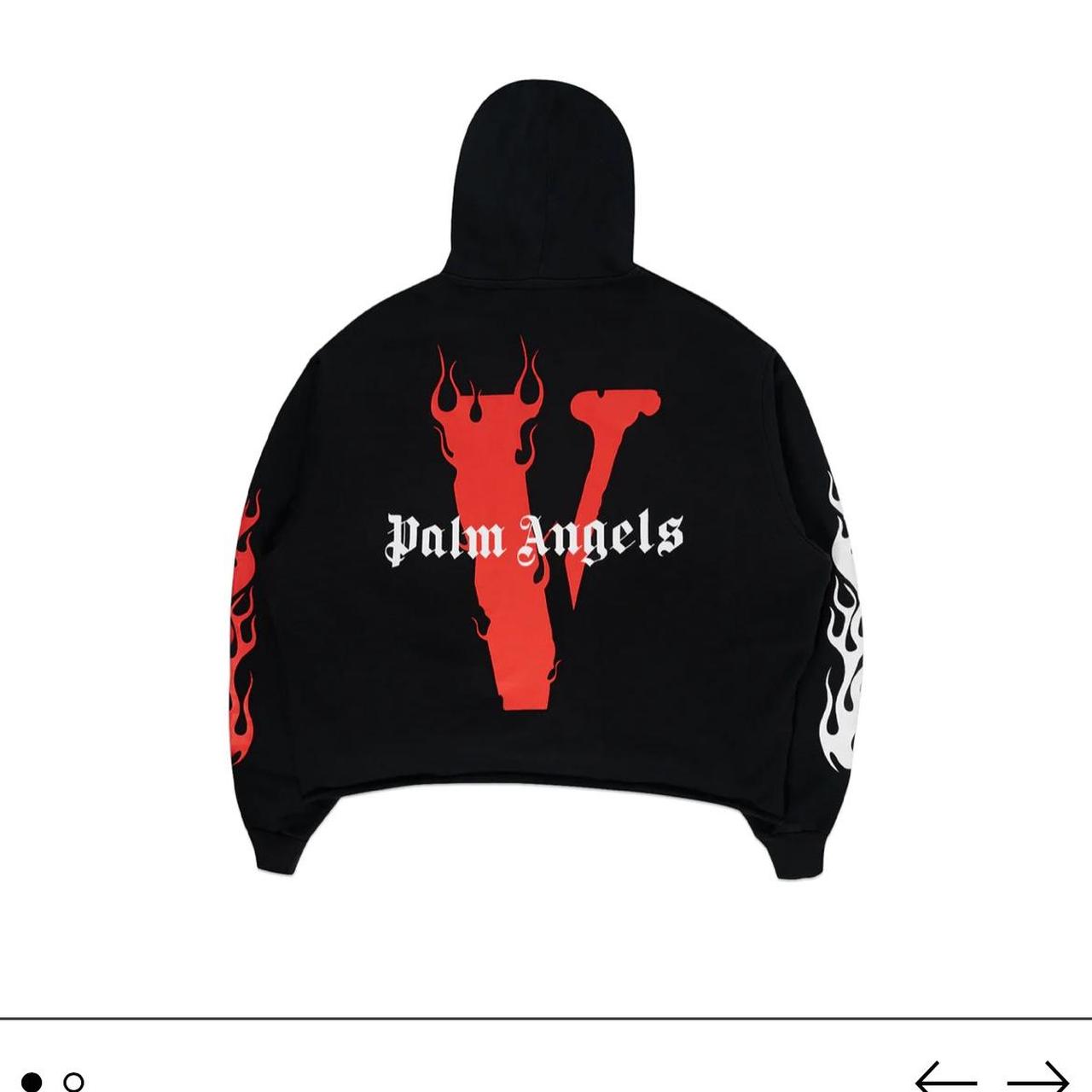 Palm angels x vlone hoodie sale