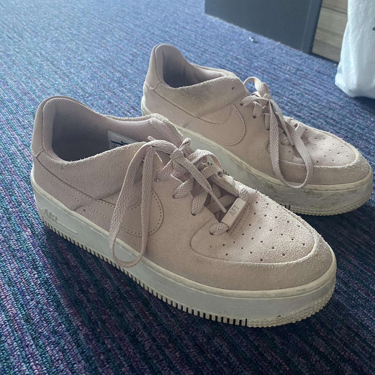 mens pink suede air force 1