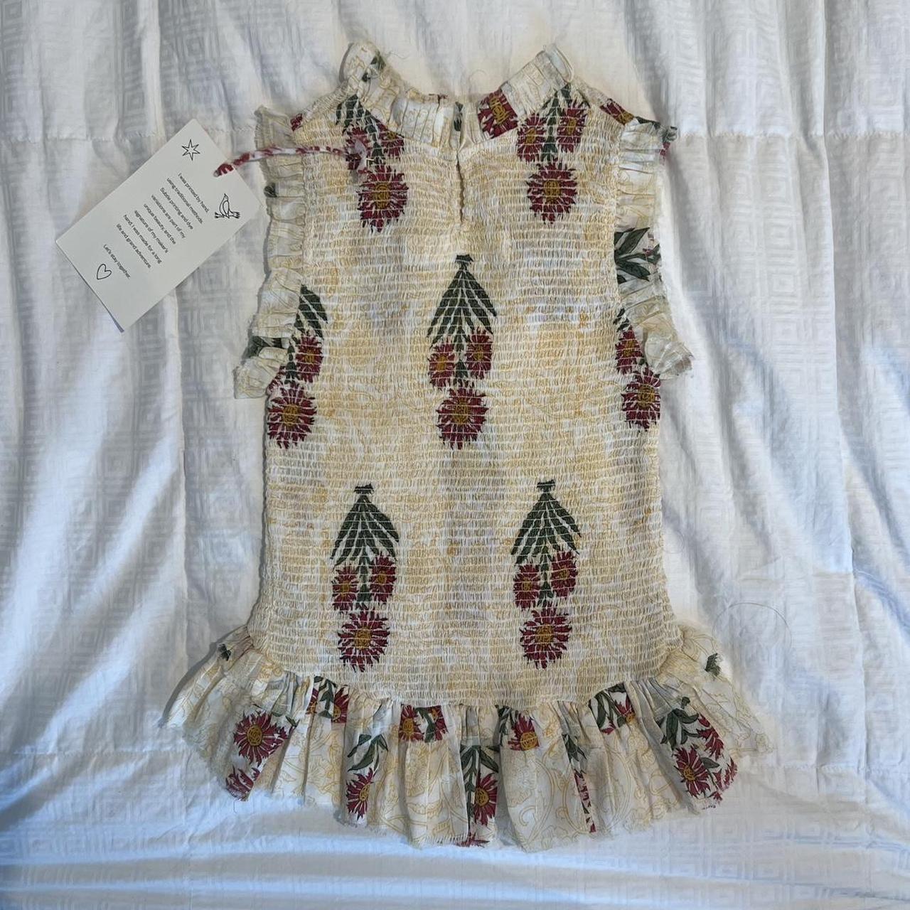 Alix of Bohemia Women's Crop top - Cream/Multi - … - image 2