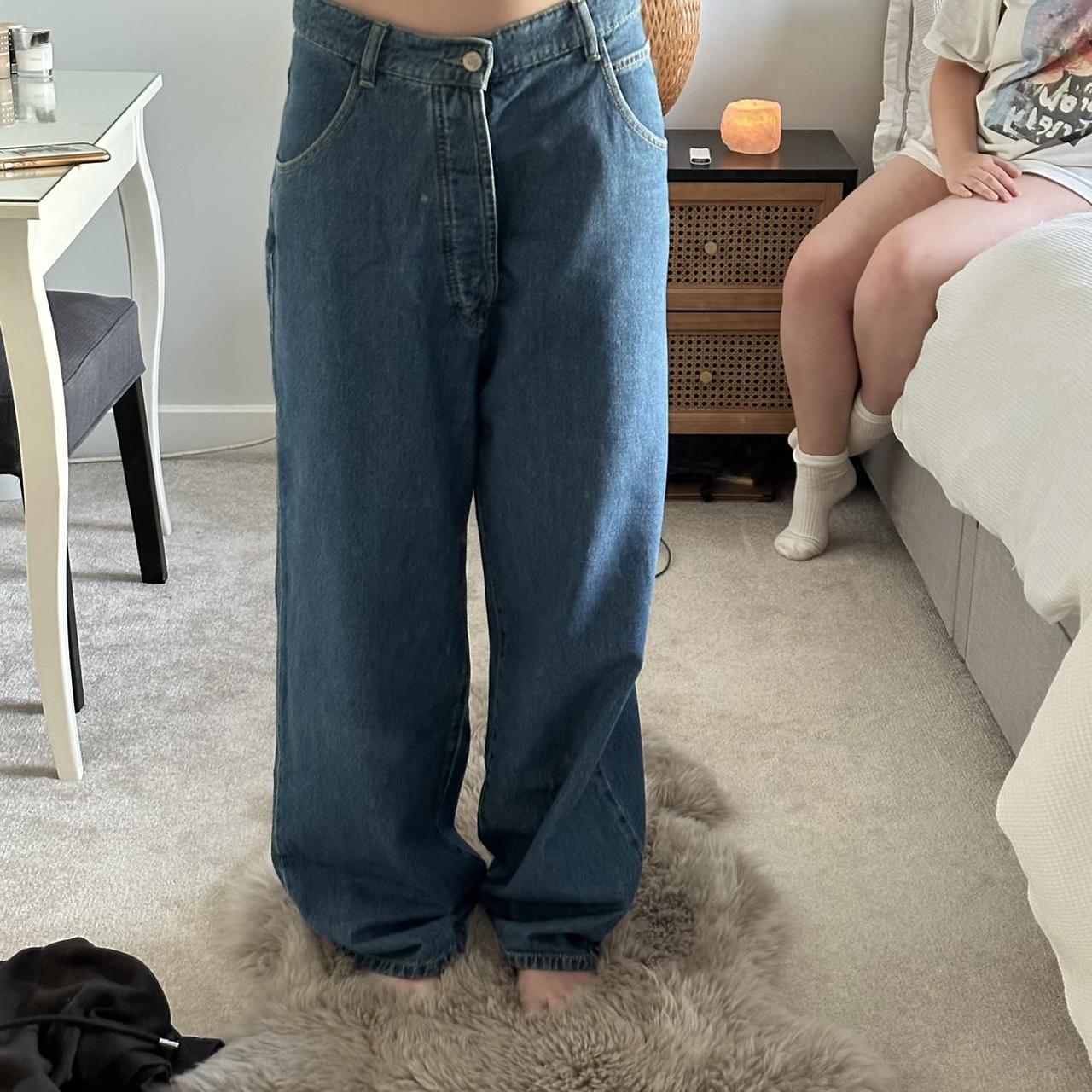 Niihai blue star jeans // worn once so in perfect... Depop