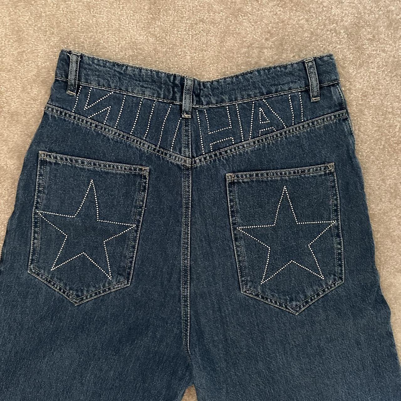 Niihai blue star jeans // worn once so in perfect... Depop