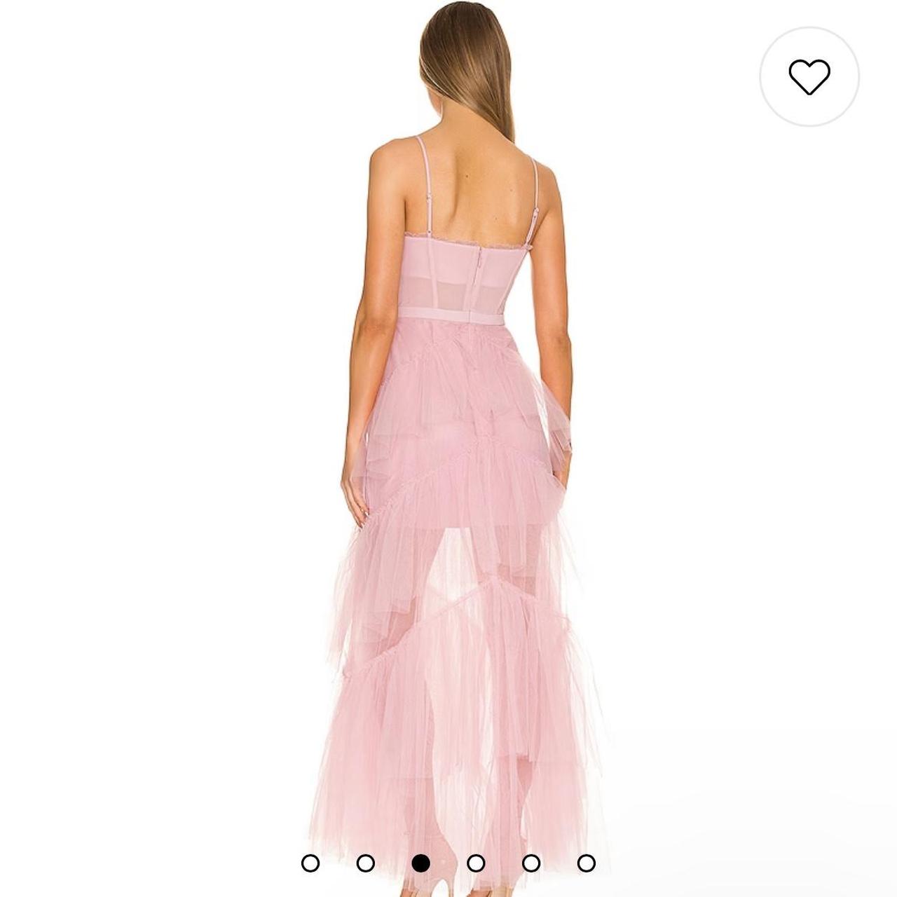 Bcbg corset tulle store gown