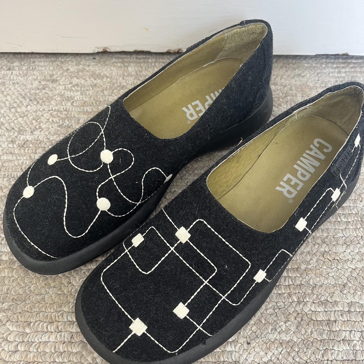 Amazing unique vintage Camper slip on shoes. Says 37. Depop
