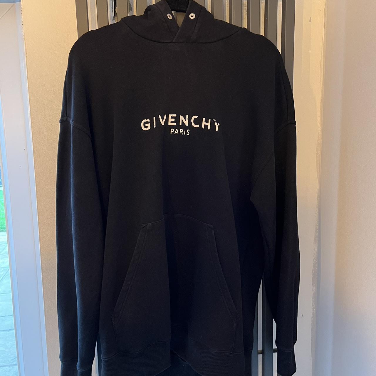 Givenchy Label Hoodie Size Small - Can fit up to a... - Depop