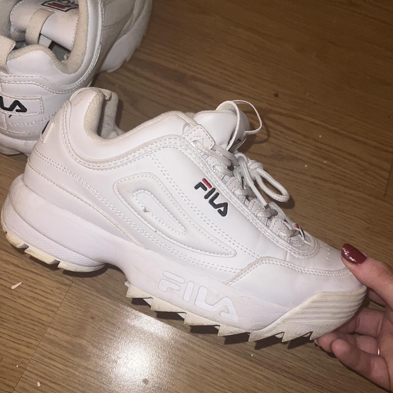 red velvet fila shoes