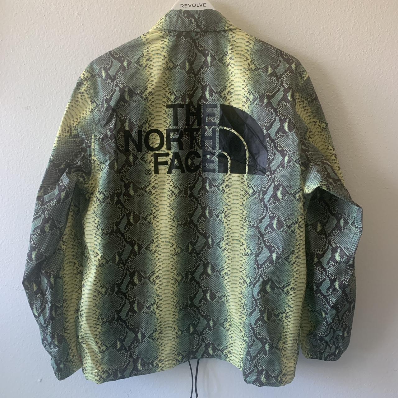 Supreme The North Face Snakeskin Taped Seam Coaches... - Depop