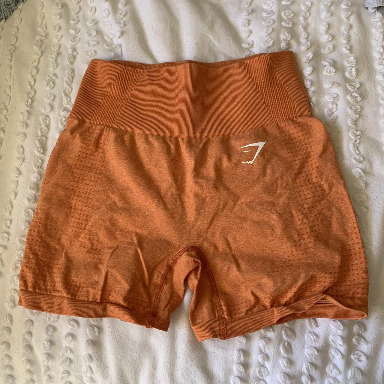 Gymshark Women's Orange Shorts | Depop