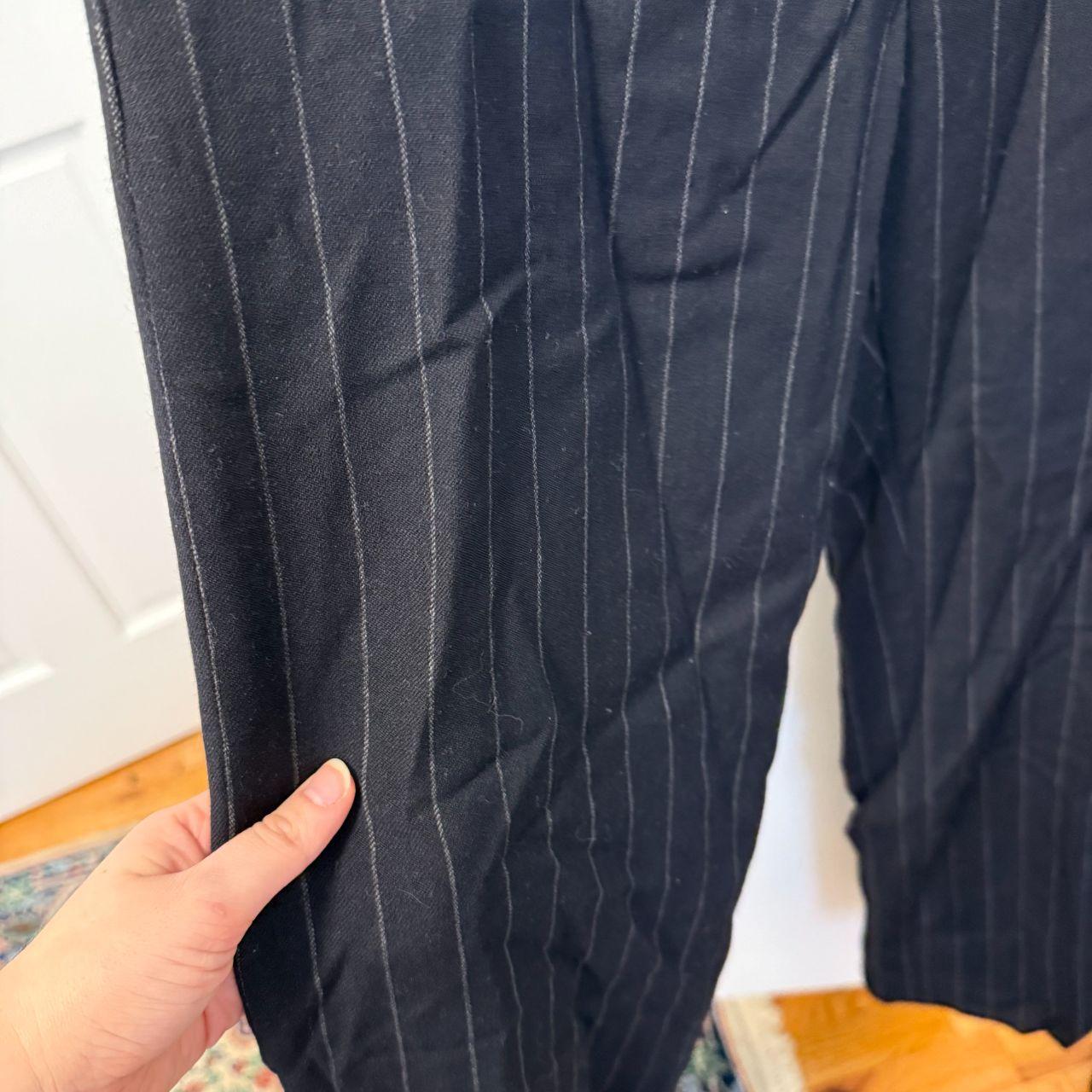 Source Unknown Women's Tailored Pants - Navy/Blac… - image 4