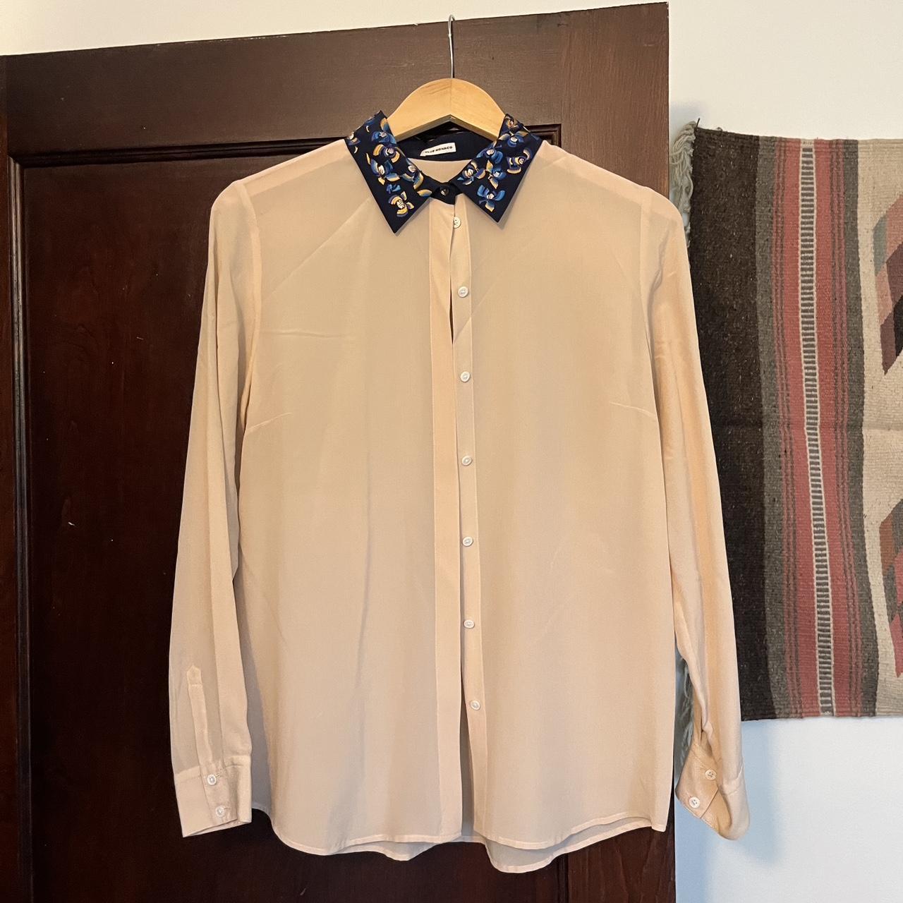 Silk Charmeuse Club Monaco Silk Shirt CLUB MONACO Women Blouse