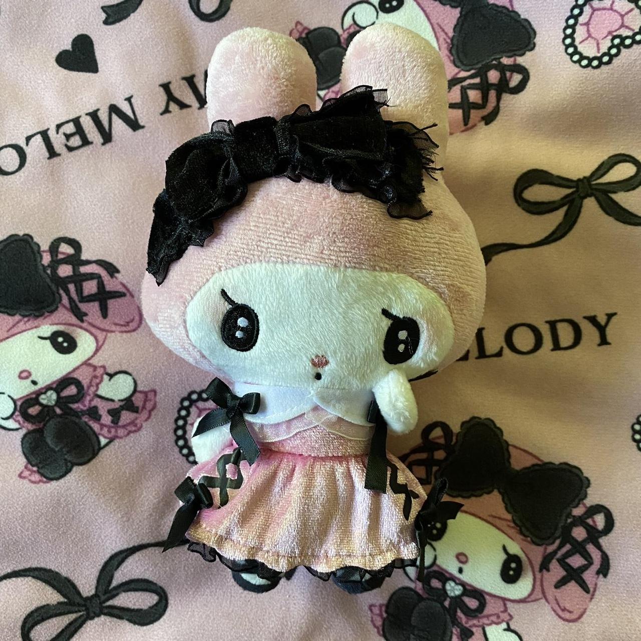 Sanrio My Melody plush backpack gothic lolita - Depop