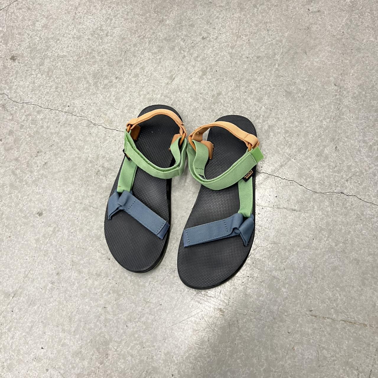 Teva Men's Sandals Multi/Green US 10 – Green/blue Teva sandals