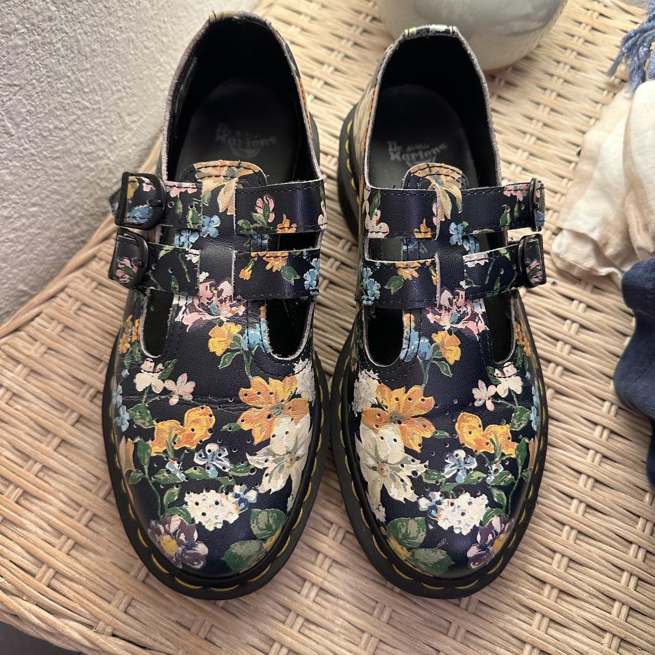 Floral Dr.Martens Mary Jane’s opened to... - Depop