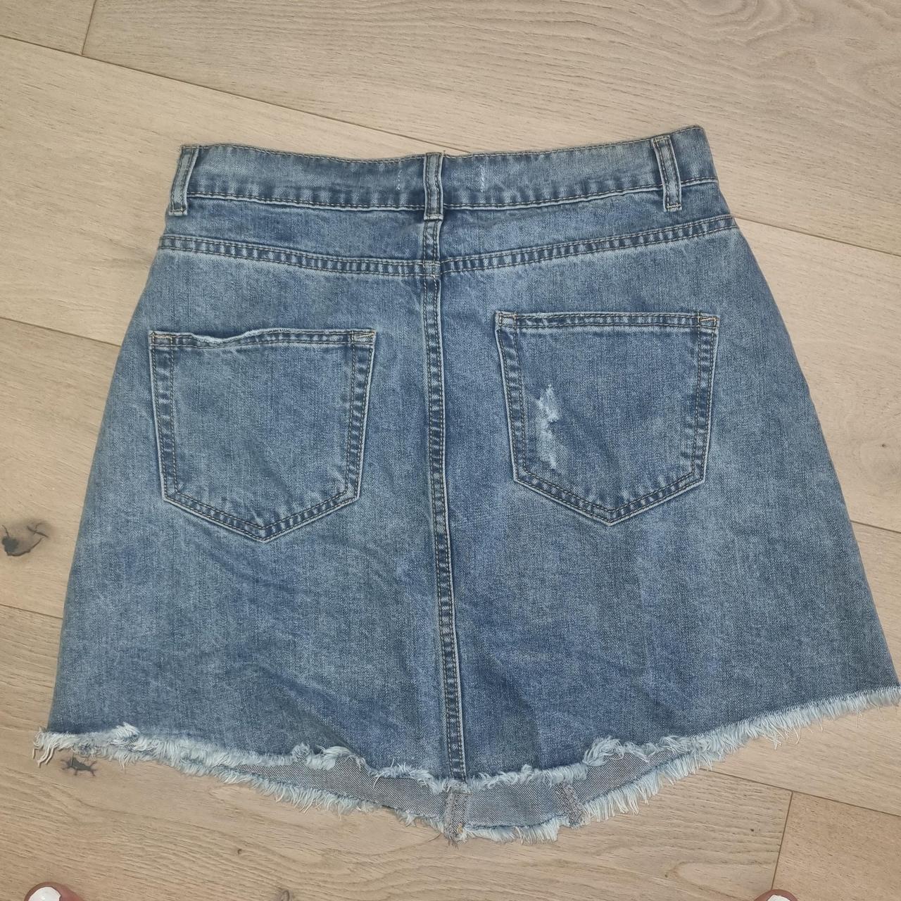 The fated denim skirt size 12 Depop