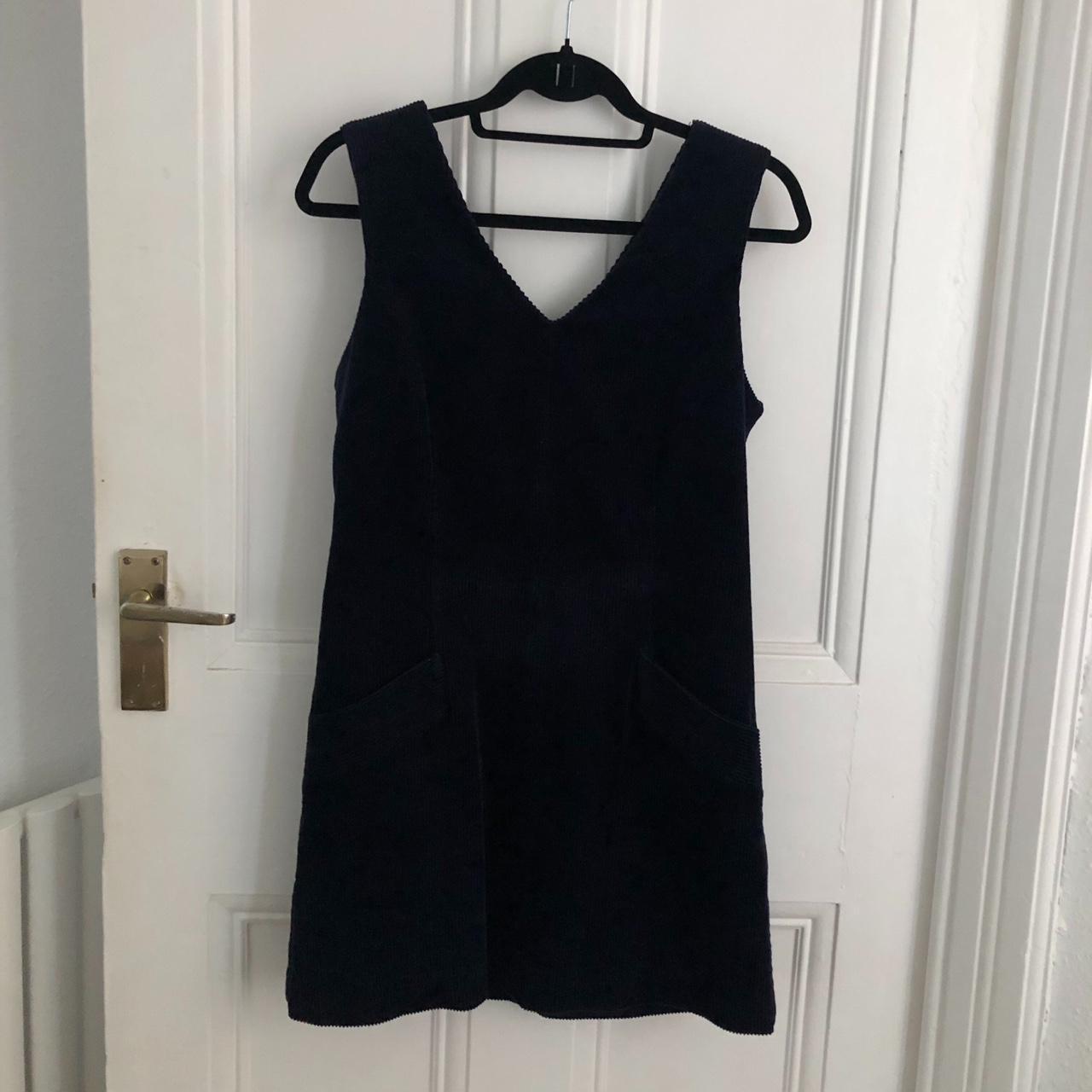 Size 10 Jack Wills v neck pinafore mini dress thick