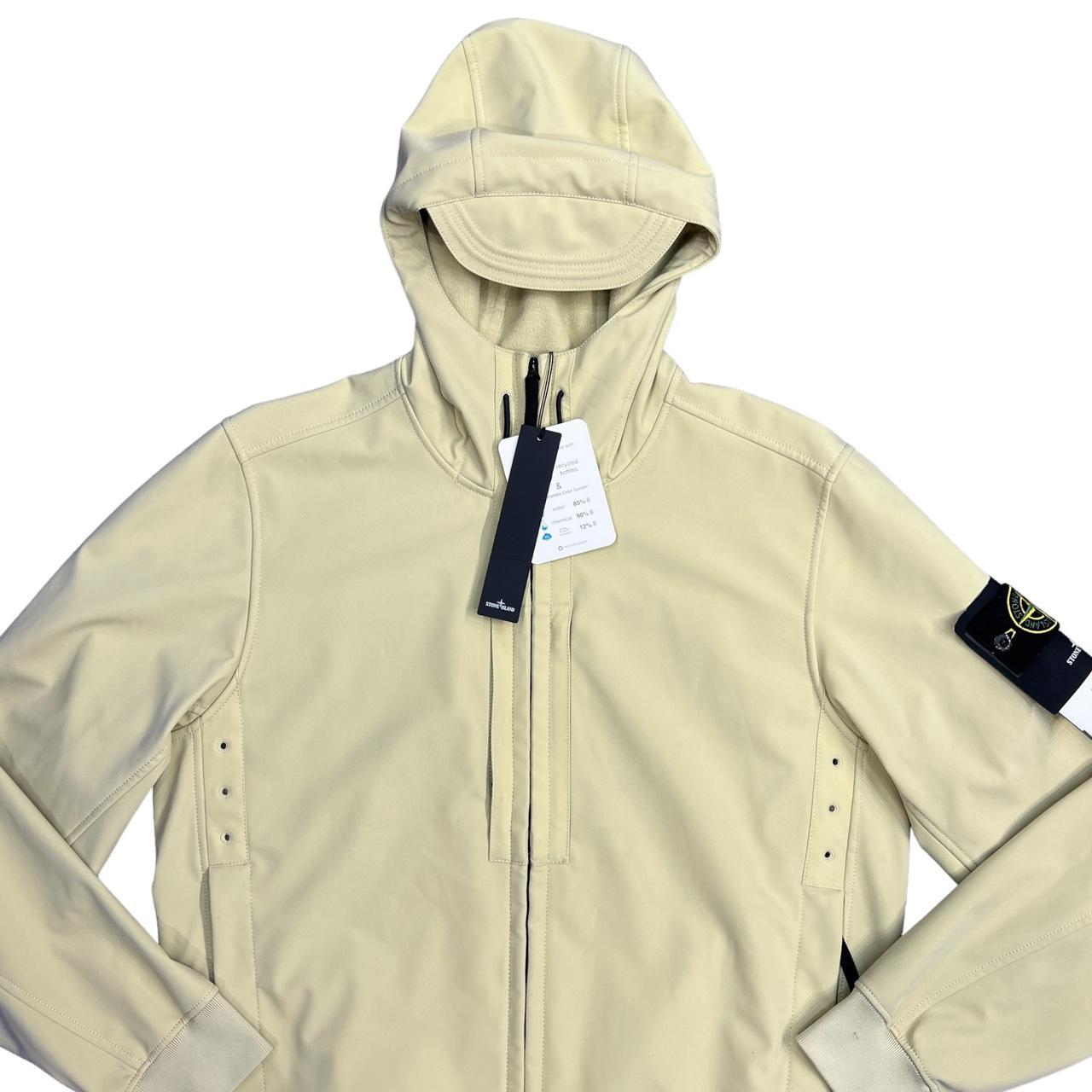 Stone island sale cream jacket