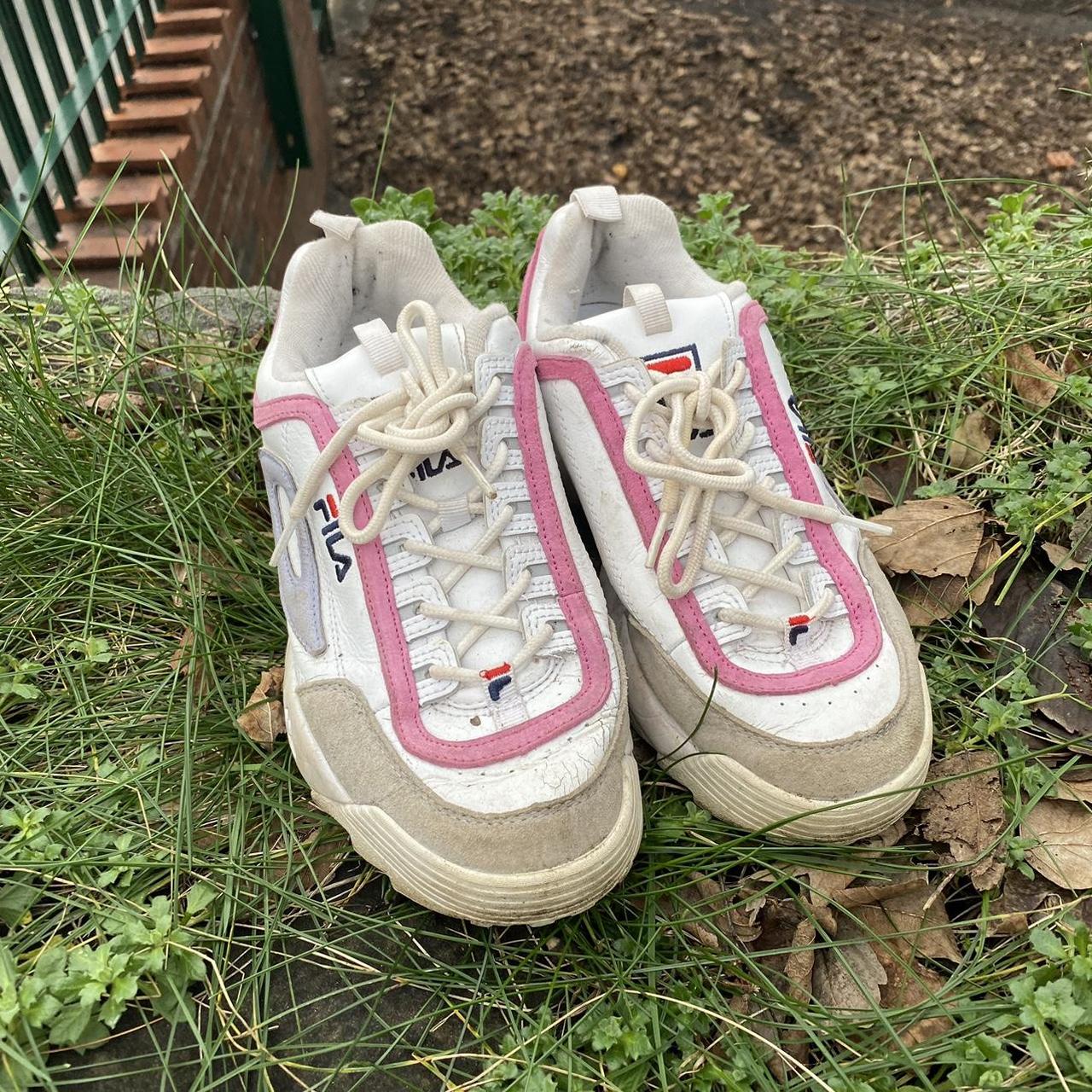 Fila cheap stompers pink